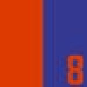 #8 Dark Blue & Red