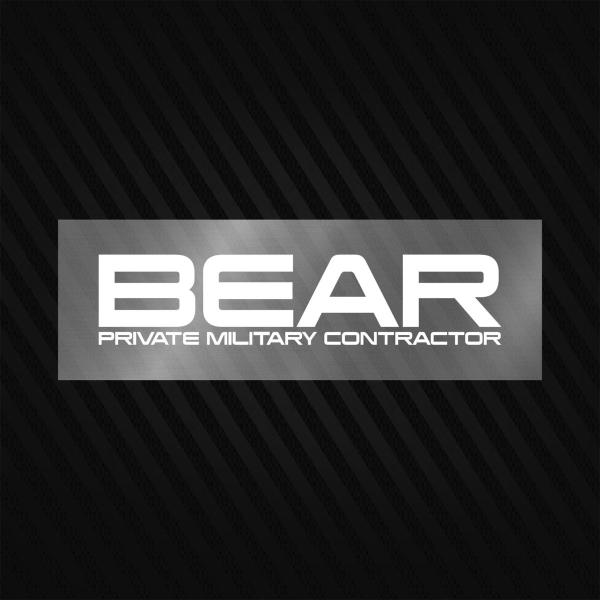 "BEAR" Sticker