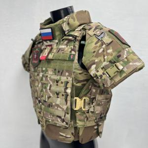 Бронежилет «Доспех» с карманами под плиты, наплечниками «Лепесток», поясом «Фестоны».