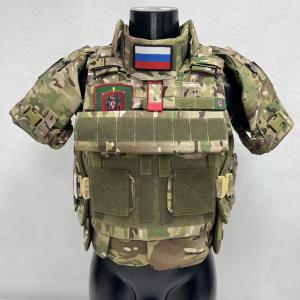 Бронежилет «Доспех» с карманами под плиты, наплечниками «Лепесток», поясом «Фестоны».