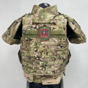 Бронежилет «Доспех» с карманами под плиты, наплечниками «Лепесток», поясом «Фестоны».