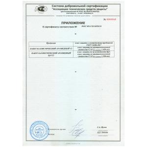 Комплект баллистических пакетов в наплечники «Паладин»